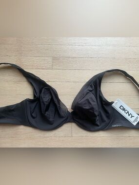 DKNY Black Smooth Underwire Bra